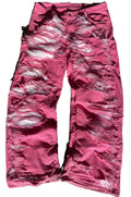 Pink Fur Pants