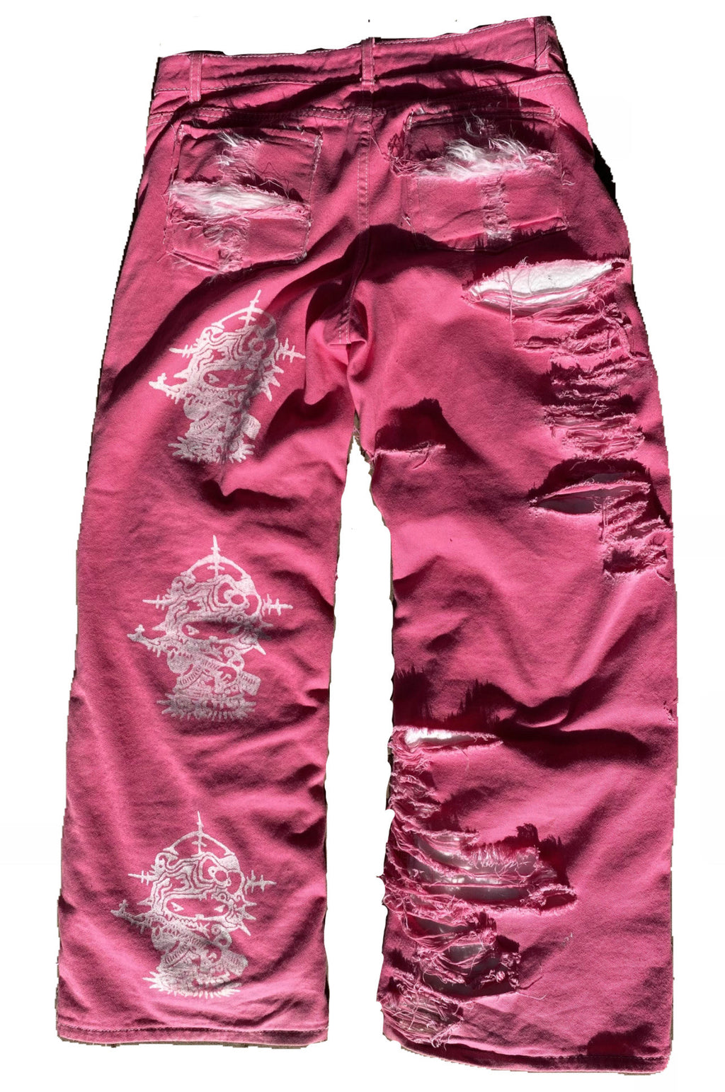 Pink Fur Pants